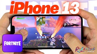 iPhone 13 Fortnite Mobile Gaming Review Update  FPS amp Battery Drain test [upl. by Ordway]