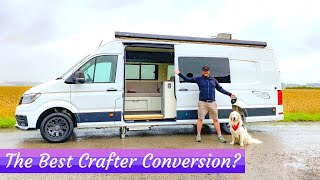 The ULTIMATE BESPOKE VW CRAFTER CAMPER VAN  Rhales Conversions [upl. by Sayce]