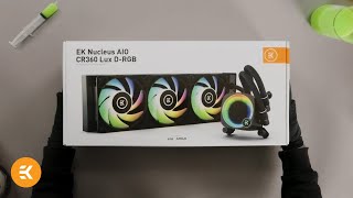 Is this the BEST AIO for Ryzen 7950X3D  EKAIO Nucleus Lux [upl. by Reel]