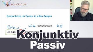 Konjunktiv 1 und 2 im Passiv [upl. by Ehrsam]