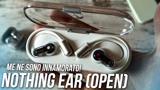 Recensione Nothing Ear Open INTERESSANTI Bonus video girato con iPhone 16 Pro vi piace [upl. by Uahsoj216]