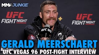 Gerald Meerschaert Revels in RecordBreaking Win after Overcoming Adversity  UFC on ESPN 62 [upl. by Ackley]