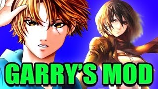 Gmod ATTACK ON TITAN Mod Garrys Mod [upl. by Eerual]