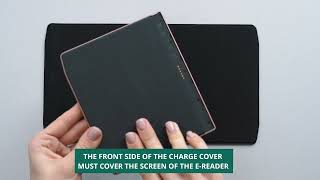 PocketBook Charge cover how to use the wireless charging function [upl. by Ahsinej]