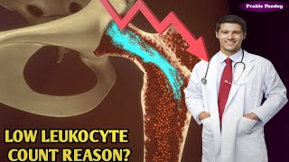 low leukocyte count reason leukocyte काउंट कम क्यों हो गया है ल्यूकोसाइट्स wbc low है क्या करें [upl. by Cosette]