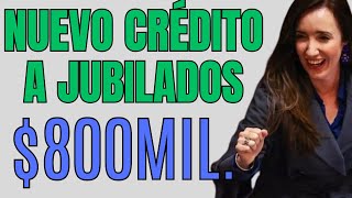 CREDITO 800MIL A JUBILADOS ANSES [upl. by Fanny]