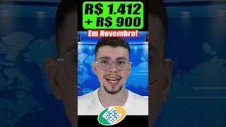 ✅APOSENTADOS recebem R1412  R900 EXTRA em novembro  Confira [upl. by Hibbitts]