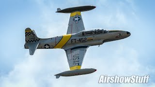 T33 quotAce Maker IIquot Aerobatics  Melbourne Air and Space Show 2017 [upl. by Nollat641]