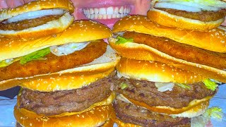 best value burgers  asmr mukbang 먹방 [upl. by Trinette653]