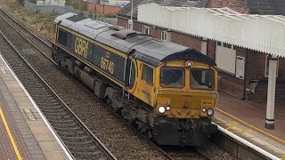 At Hinckley station a epic class 66740 Sarah GBRF light engine 0Z86 with tones 281024 [upl. by Konstantin972]