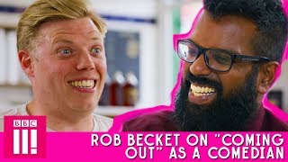 Rob Beckett On quotComing Outquot As A Comedian  Romesh Talks To Rob About Doing A Gig For His Dad [upl. by Ragde329]