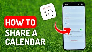 How to Share a Calendar on iPhone [upl. by Ainig177]