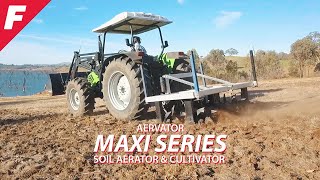 Aervator Maxi Series Soil Aerator amp Cultivator [upl. by Bidget]