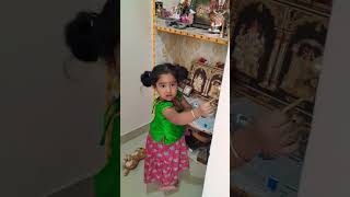 New style of pooja by dhatriytshortsvideoviralvideo [upl. by Cohbert]