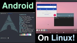 Run Android on Linux with Android x86 [upl. by Yrrep995]