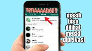 cara melihat status whatsapp teman yang diprivasi [upl. by Elacsap]