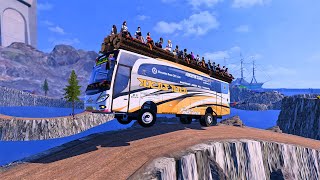 most dangerous in the world eps76 ETS2 ets2 extreme dangerousroad [upl. by Enelav]