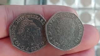 2 50p coin finds CHECK YOUR CHANGE [upl. by Linus]