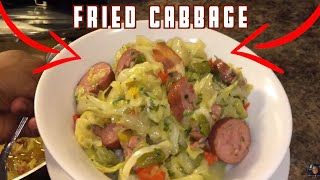 Worlds Best Fried Cabbage amp kielbasa recipe [upl. by Amirak476]