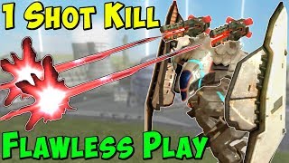 Perfect Play 1 Shot  1 Kill  Insane War Robots Skirmish Gameplay WR [upl. by Gregrory]