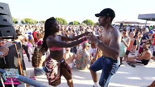 Maykel amp Ines  salsa social dancing  Croatian Summer Salsa Festival 2022 Rovinj [upl. by Enimsay]