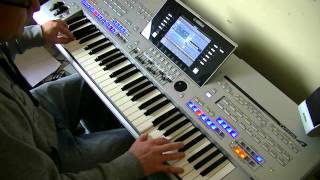 Eve Of War  War Of The Worlds  Yamaha Tyros  Cover Played Live [upl. by Linis]