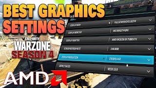 Best AMD Radeon Graphic Settings For Warzone Season 4 MAX FPS amp Visibility [upl. by Juan]