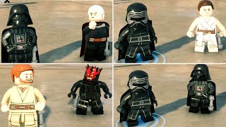 LEGO Star Wars The Skywalker Saga  All Character Interactions [upl. by Rimhsak]