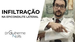 Infiltração na Epicondilite Lateral  Dr Guilherme Noffs [upl. by Studnia]