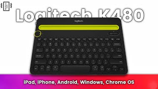 Logitech K480 Bluetooth keyboard for iPad iOS Android  Best For Typing [upl. by Wistrup]