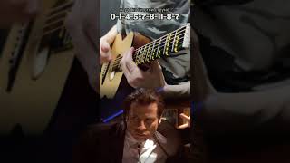 Misirlou Pulp Fiction Guitar tutorial shorts [upl. by Guevara]