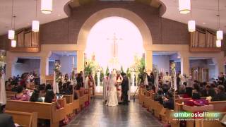 Indian Catholic Wedding  The Imperia  Ambrosial Films ® [upl. by Poock434]