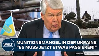 MÜNCHNER SICHERHEITSKONFERENZ Munitionsmangel in der Ukraine quotEs muss jetzt etwas passierenquot [upl. by Aizitel126]