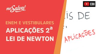 Segunda Lei de Newton  Exemplo 2  ENEM e Vestibulares  Me Salva [upl. by Ynelram977]