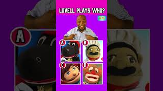 Guess The SML Character Played by Lovell Stanton sml jeffy supermariologan [upl. by Eniawtna459]