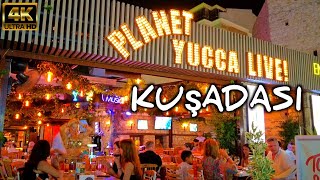 KUŞADASI AYDIN TÜRKİYE  NIGHT WALK  11 July 2024  4k UHD 60fps [upl. by Ateikan863]