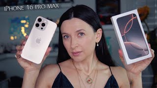 iPhone 16 Pro Max Unboxing ASMR [upl. by Tansey]