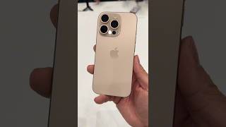 Desert color titanium iPhone16 Pro Handson experience shorts [upl. by Aniara]