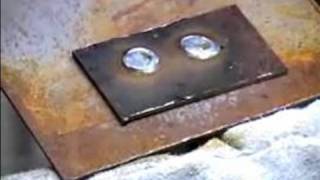 How to MIG Weld  How to MIG Weld a Puddle Joint [upl. by Elyrehc886]