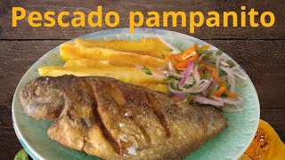 pescado frito pampanito perfecto para chuparse los dedos mira y lo sabrás [upl. by Eilhsa56]