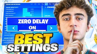 BEST Fortnite Settings For ZERO INPUT DELAY in FNCS  Nvidia Panel Settings 2024 [upl. by Akibma]