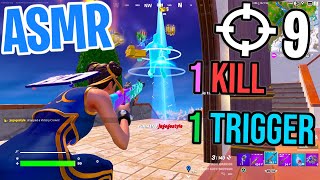 ASMR Gaming 😴 Fortnite 1 Kill  1 Trigger Relaxing Mouth Sounds 🎮🎧 Controller Sounds  Whispering 💤 [upl. by Mello]