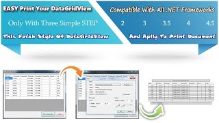 DGV2Print  Print DataGridView As Report [upl. by Philine]