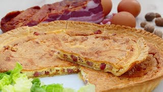 UN LORRAIN qui fait la QUICHE Lorraine ♥ la VRAIE recette de la GALETTE LORRAINE [upl. by Ecirbaf]