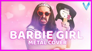 Aqua  Barbie Girl METAL COVER Little V [upl. by Estevan784]