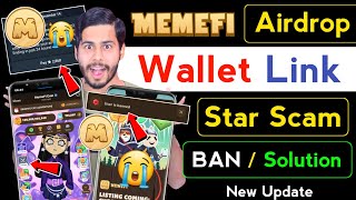 Memefi Airdrop Wallet Connect 😭 memefi user is banned memefi new update memefi listing datememefi [upl. by Naejamron]