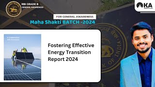 Fostering Effective Energy Transition Report 2024 [upl. by Kurys468]