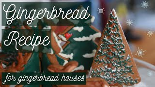 The BEST Gingerbread Recipe For Gingerbread Houses amp More  Recipe amp Tutorial [upl. by Aldo]