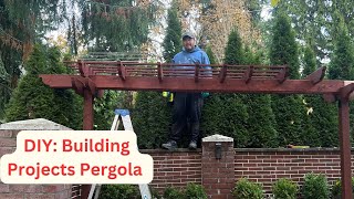 PART 1 Building an Pergola For Backyard Flowers Decoration Pergola Arbor diy [upl. by Anavrin]