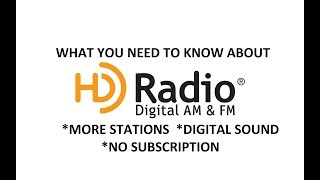 What You Need To Know About HD Radio [upl. by Kciredohr]